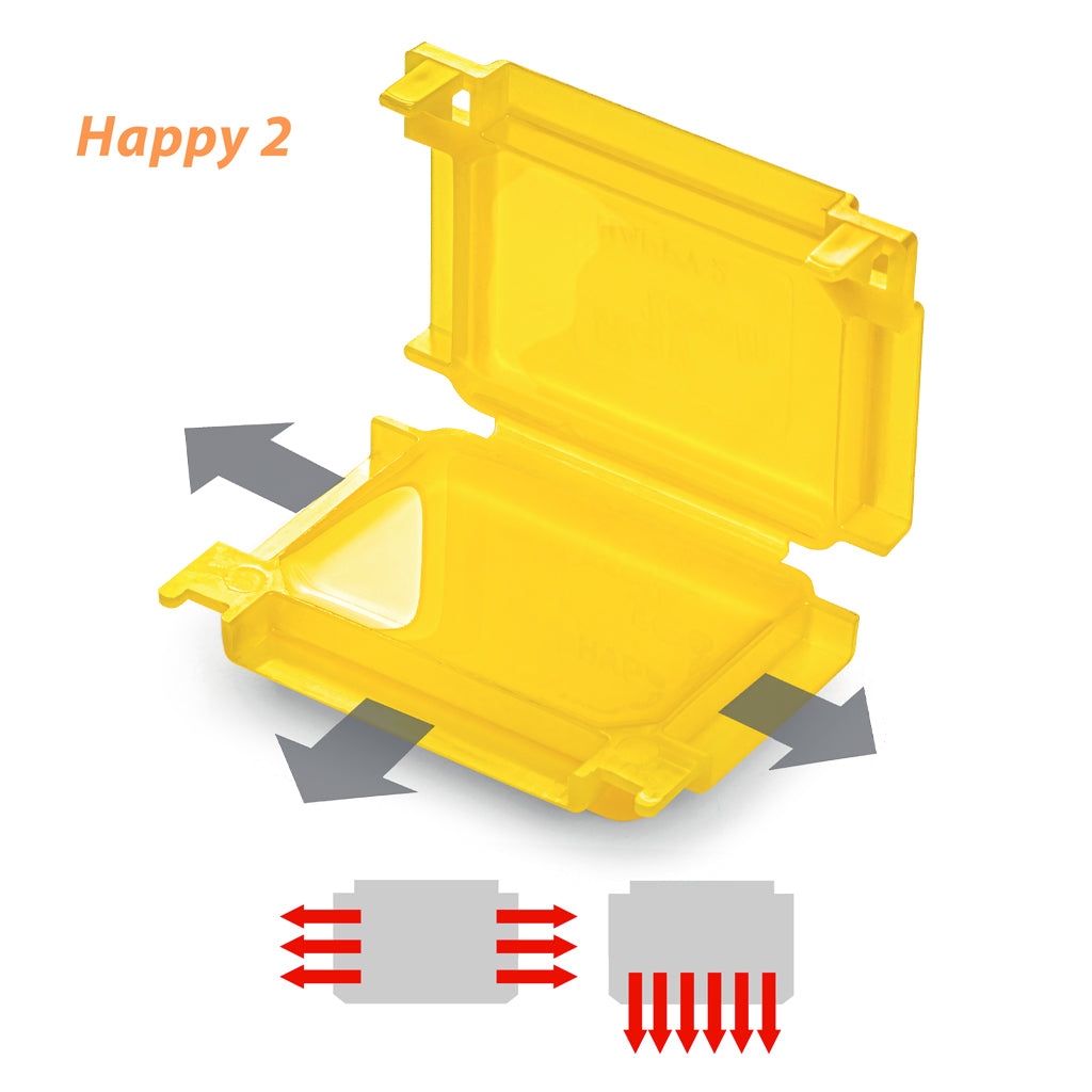 Happy/Gel Box - Dielectric Gel Box – 3-Way Pre-Filled IPX8 Connector | Waterproof, Re-Enterable, UV Resistant