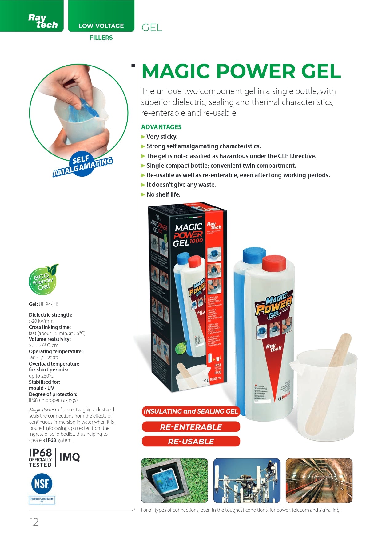 Magic Power Gel – Waterproof Electrical Gel