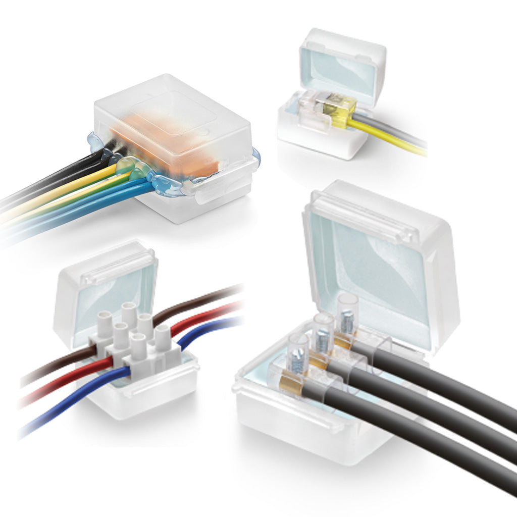 Gel Box Line open enclosure with connector inside