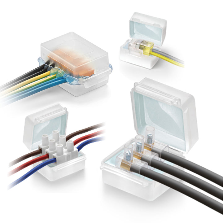 Gel Box Line open enclosure with connector inside